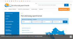 Desktop Screenshot of horvatorszagapartmanok.hu