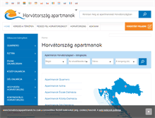 Tablet Screenshot of horvatorszagapartmanok.hu